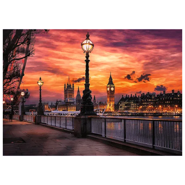 Puzzle Trefl Big Ben, London 12+/ Numărul de piese: 1000 photo 2 Puzzle Trefl Big Ben, London 12+/ Numărul de piese: 1000 photo 2
