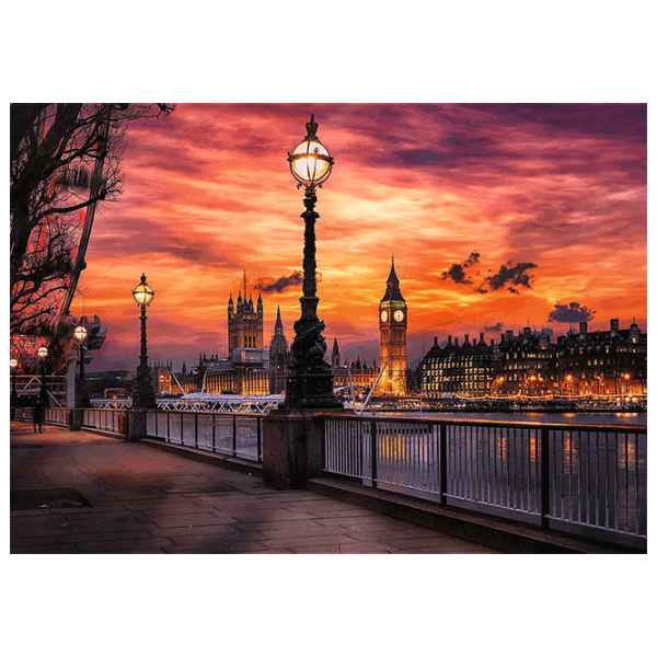 Puzzle Trefl Big Ben, London 12+/ Numărul de piese: 1000 photo 2 Puzzle Trefl Big Ben, London 12+/ Numărul de piese: 1000 photo 2