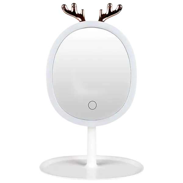 Oglindă de machiaj LED Mirror Antler Unilateral / White photo 1