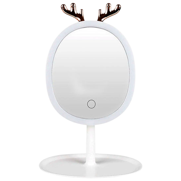 Oglindă de machiaj LED Mirror Antler Unilateral / White photo 1