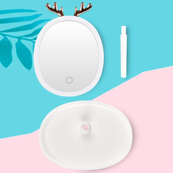 Oglindă de machiaj LED Mirror Antler Unilateral / White photo 5