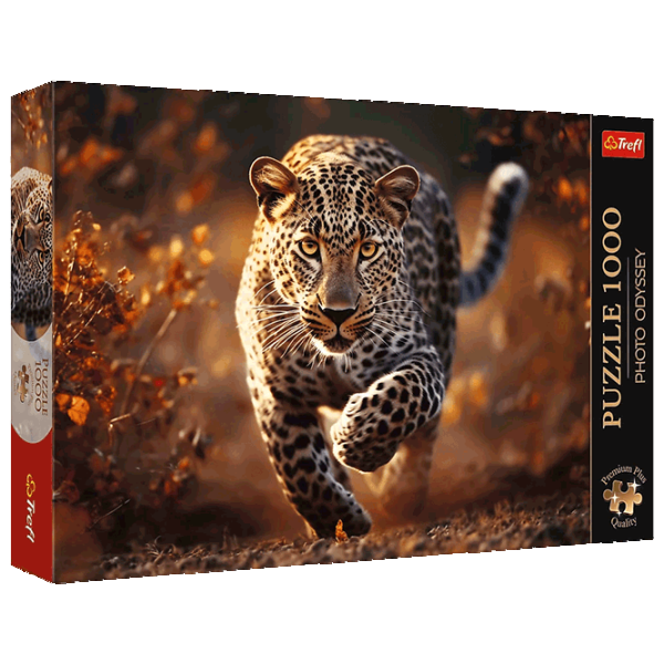 Puzzle Trefl Wild Leopard 12+/ Количество деталей: 1000 photo 1 Puzzle Trefl Wild Leopard 12+/ Количество деталей: 1000 photo 1