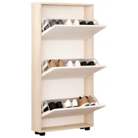 Dulap pentru încălțăminte Mobildor-Lux LEO Slim 125 x 80 x 16 /Sonoma /Sonoma