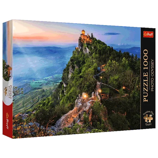 Puzzle Trefl Cesta Tower, San Marino 12+/ Numărul de piese: 1000 photo 1