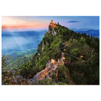 Puzzle Trefl Cesta Tower, San Marino 12+/ Numărul de piese: 1000 photo 2