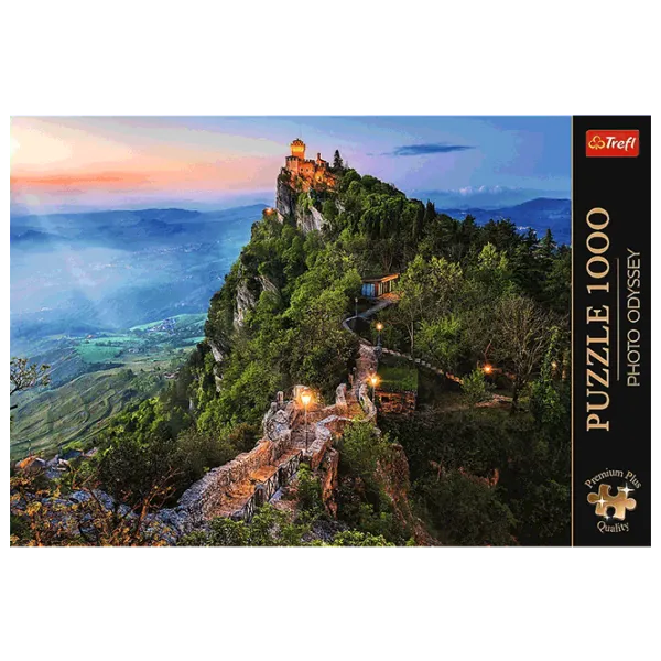 Puzzle Trefl Cesta Tower, San Marino 12+/ Numărul de piese: 1000 photo 3