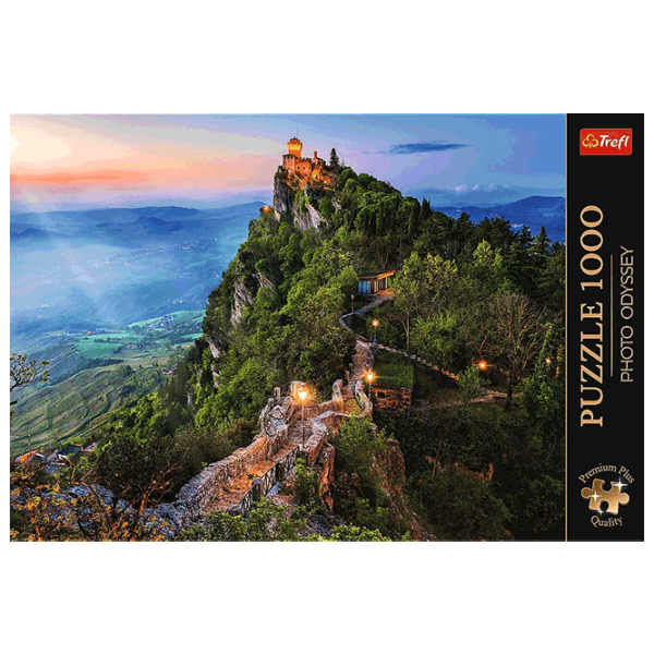 Puzzle Trefl Cesta Tower, San Marino 12+/ Numărul de piese: 1000 photo 3