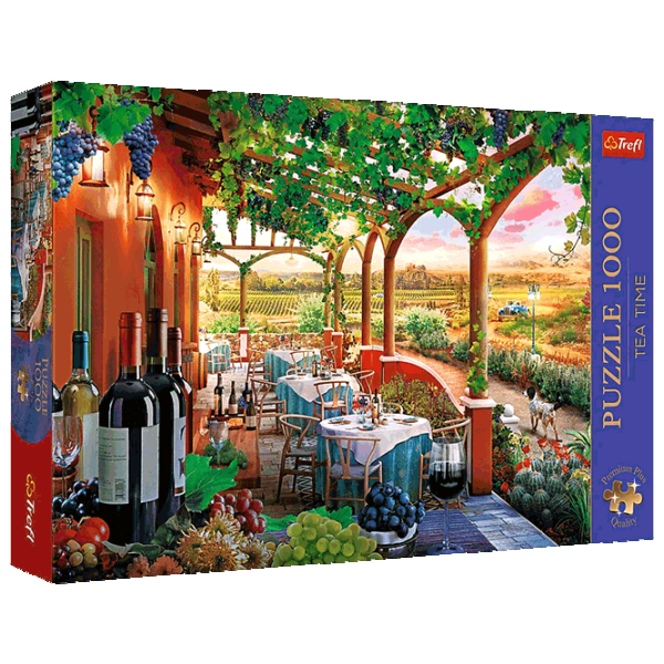 Puzzle Trefl Tea Time: The Italian Vineyard 12+/ Количество деталей: 1000 photo 1 Puzzle Trefl Tea Time: The Italian Vineyard 12+/ Количество деталей: 1000 photo 1