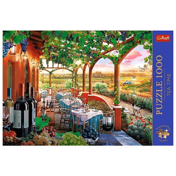 Puzzle Trefl Tea Time: The Italian Vineyard 12+/ Количество деталей: 1000 photo 3 Puzzle Trefl Tea Time: The Italian Vineyard 12+/ Количество деталей: 1000 photo 3