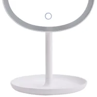 Oglindă de machiaj LED Mirror Cat Makeup Unilateral / White photo 2