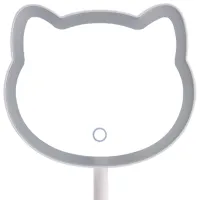 Oglindă de machiaj LED Mirror Cat Makeup Unilateral / White photo 3