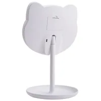 Oglindă de machiaj LED Mirror Cat Makeup Unilateral / White photo 5