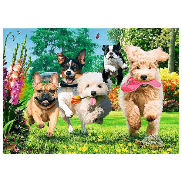 Puzzle Trefl Here Comes Trouble! 12+/ Количество деталей: 1000 photo 2