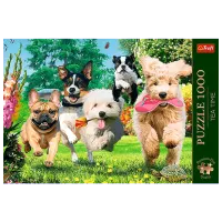 Puzzle Trefl Here Comes Trouble! 12+/ Numărul de piese: 1000 photo 3