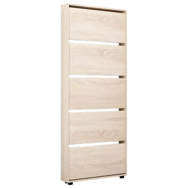 Dulap pentru încălțăminte Mobildor-Lux LEO Slim 203 x 80 x 16 /Sonoma /Sonoma photo 1 Dulap pentru încălțăminte Mobildor-Lux LEO Slim 203 x 80 x 16 /Sonoma /Sonoma photo 1