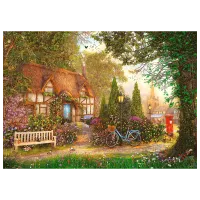 Puzzle Trefl Tea Time: A Thatched House 12+/ Numărul de piese: 1000 photo 2