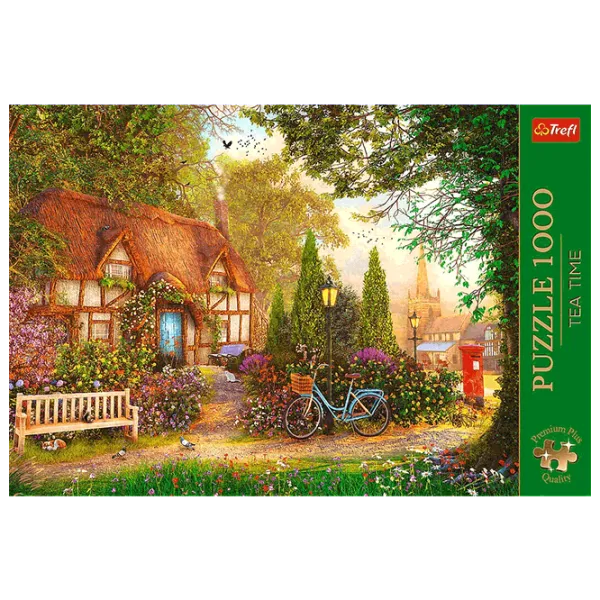 Puzzle Trefl Tea Time: A Thatched House 12+/ Numărul de piese: 1000 photo 3