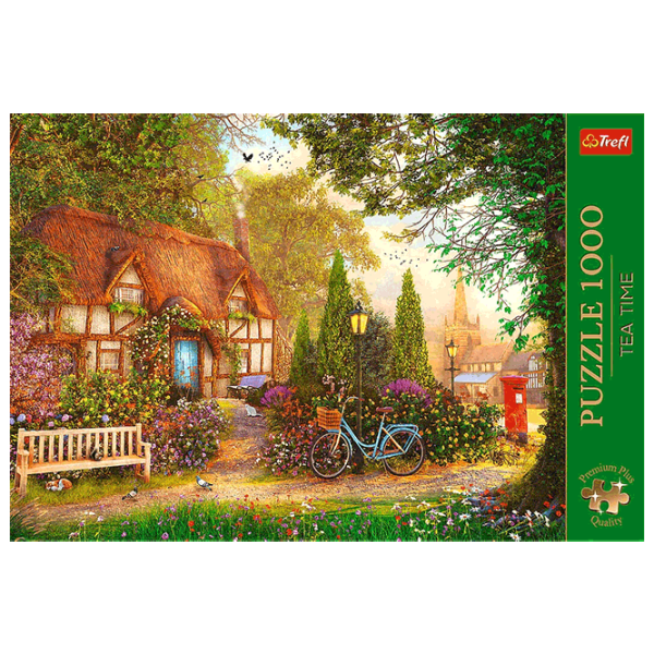 Puzzle Trefl Tea Time: A Thatched House 12+/ Numărul de piese: 1000 photo 3