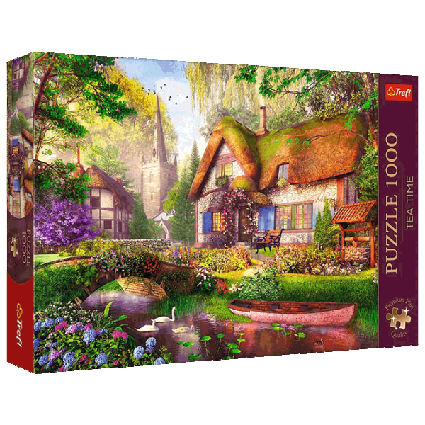 Puzzle Trefl Charming Cottage in the Woods 12+/ Numărul de piese: 1000 photo 1 Puzzle Trefl Charming Cottage in the Woods 12+/ Numărul de piese: 1000 photo 1
