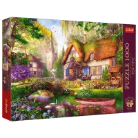 Puzzle Trefl Charming Cottage in the Woods 12+/ Numărul de piese: 1000