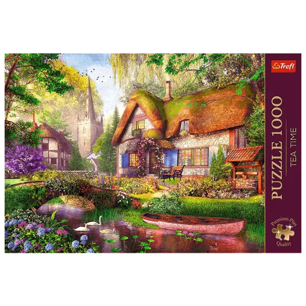 Puzzle Trefl Charming Cottage in the Woods 12+/ Numărul de piese: 1000 photo 2 Puzzle Trefl Charming Cottage in the Woods 12+/ Numărul de piese: 1000 photo 2