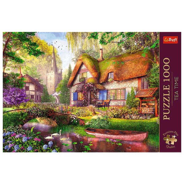 Puzzle Trefl Charming Cottage in the Woods 12+/ Numărul de piese: 1000 photo 2 Puzzle Trefl Charming Cottage in the Woods 12+/ Numărul de piese: 1000 photo 2
