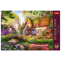 Puzzle Trefl Charming Cottage in the Woods 12+/ Numărul de piese: 1000 photo 2