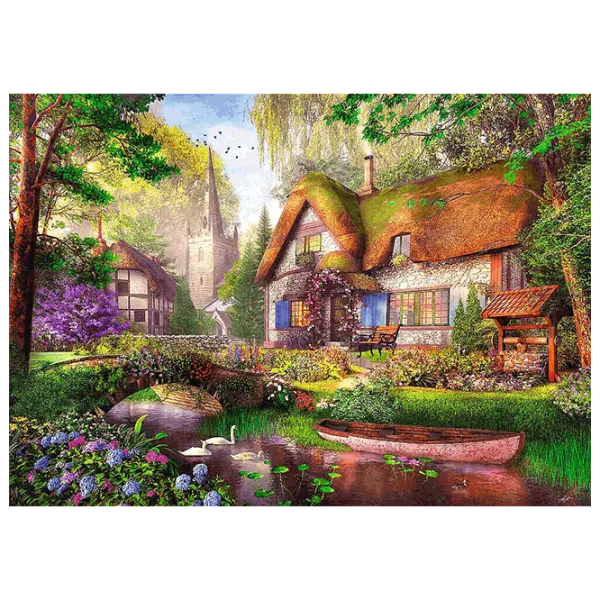 Puzzle Trefl Charming Cottage in the Woods 12+/ Numărul de piese: 1000 photo 3 Puzzle Trefl Charming Cottage in the Woods 12+/ Numărul de piese: 1000 photo 3