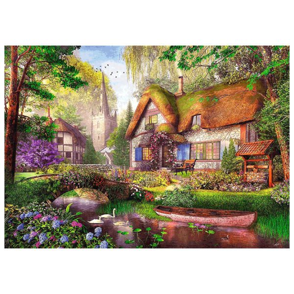 Puzzle Trefl Charming Cottage in the Woods 12+/ Numărul de piese: 1000 photo 3 Puzzle Trefl Charming Cottage in the Woods 12+/ Numărul de piese: 1000 photo 3