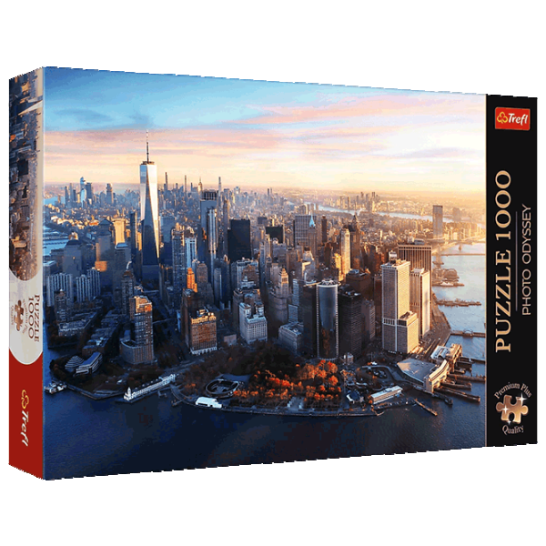 Puzzle Trefl Manhattan, New York 12+/ Количество деталей: 1000 photo 1