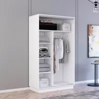 Dulap Mobildor-Lux Fox 140 x 60 x 240 / PAL / White photo 2