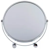 Oglindă de machiaj Axentia 11656/282800 Bilaterală / Crom photo 2