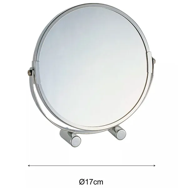 Oglindă de machiaj Axentia 11656/282800 Bilaterală / Crom photo 3