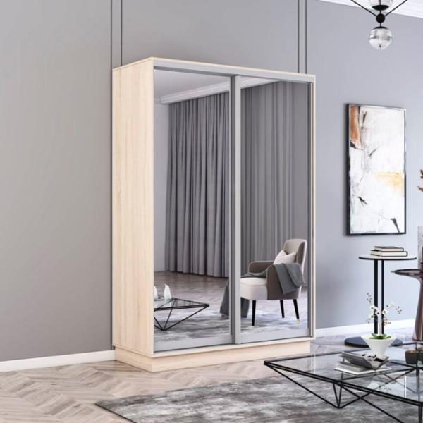 Шкаф Mobildor-Lux Fox 140 x 60см x 200 / ЛДСП / Sonoma photo 2