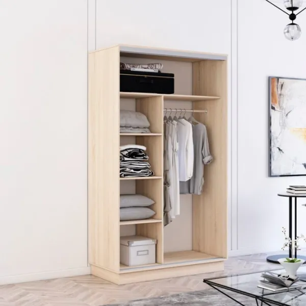 Dulap Mobildor-Lux Fox 150 x 60 x 200 / PAL / Sonoma photo 3