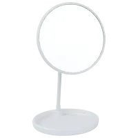 Зеркало для макияжа Axentia 135841 Односторонняя / Белый