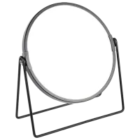 Зеркало для макияжа Axentia 133885 Двусторонняя / Grey