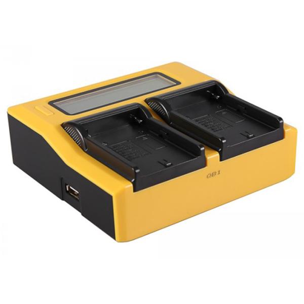 Зарядное устройство для аккумулятора фотоаппарата Patona Dual LCD USB Li-Ion / 1500 мАч photo 1