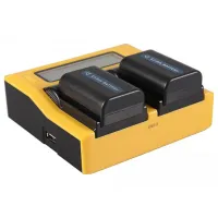 Încărcător pentru acumulator cameră foto Patona Dual LCD USB Li-Ion / 1500 mAh photo 3