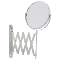 Зеркало для макияжа Axentia 282802 Двусторонняя / Хром