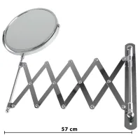 Oglindă de machiaj Axentia 282802 Bilaterală / Crom photo 7
