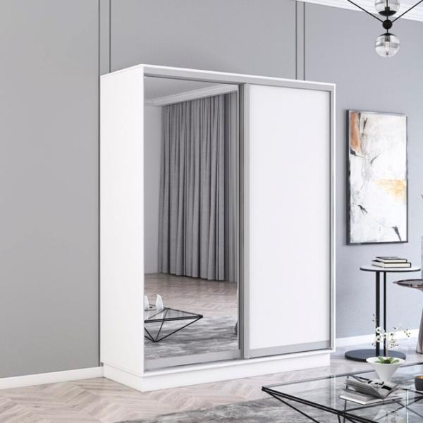 Dulap Mobildor-Lux Fox 160 x 60 x 210 / PAL / White photo 3