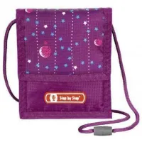 Portmoneu pentru copii Step by Step Unicorn Neck Pouch Textil / Pink