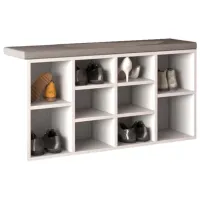 Dulap pentru încălțăminte Mobildor-Lux Aspect 48 x 105 x 30 /White /White