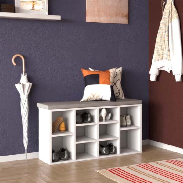 Обувной шкаф Mobildor-Lux Aspect 48 x 105 x 30см /White /Белый photo 2 Обувной шкаф Mobildor-Lux Aspect 48 x 105 x 30см /White /Белый photo 2