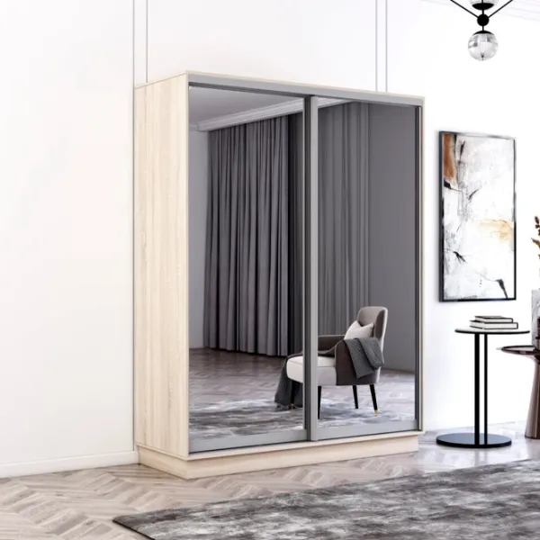 Dulap Mobildor-Lux Fox 180 x 60 x 240 / PAL / Sonoma photo 2