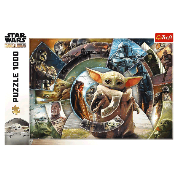 Puzzle Trefl The journey of Grogu 12+/ Numărul de piese: 1000 photo 2 Puzzle Trefl The journey of Grogu 12+/ Numărul de piese: 1000 photo 2