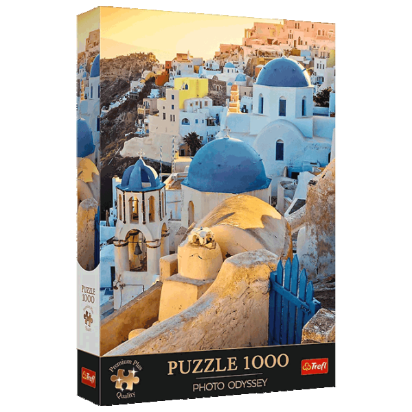 Puzzle Trefl SANTORINI 12+/ Количество деталей: 1000 photo 1 Puzzle Trefl SANTORINI 12+/ Количество деталей: 1000 photo 1