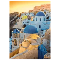 Puzzle Trefl SANTORINI 12+/ Numărul de piese: 1000 photo 2