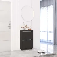 Обувной шкаф Mobildor-Lux LEO Slim 86 x 70 x 16см /Anthracite /Антрацит photo 2